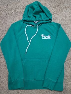 PINK Victoria's Secret Vintage Spellout Pullover Hoodie